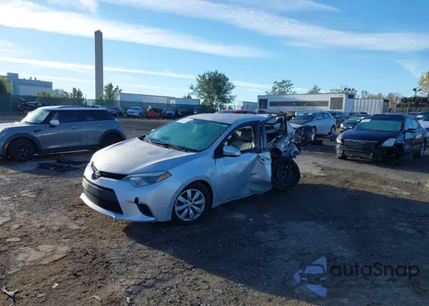 2014 Toyota Corolla Le z USA, uszkodzony, nr VIN 2T1BURHE3EC203351